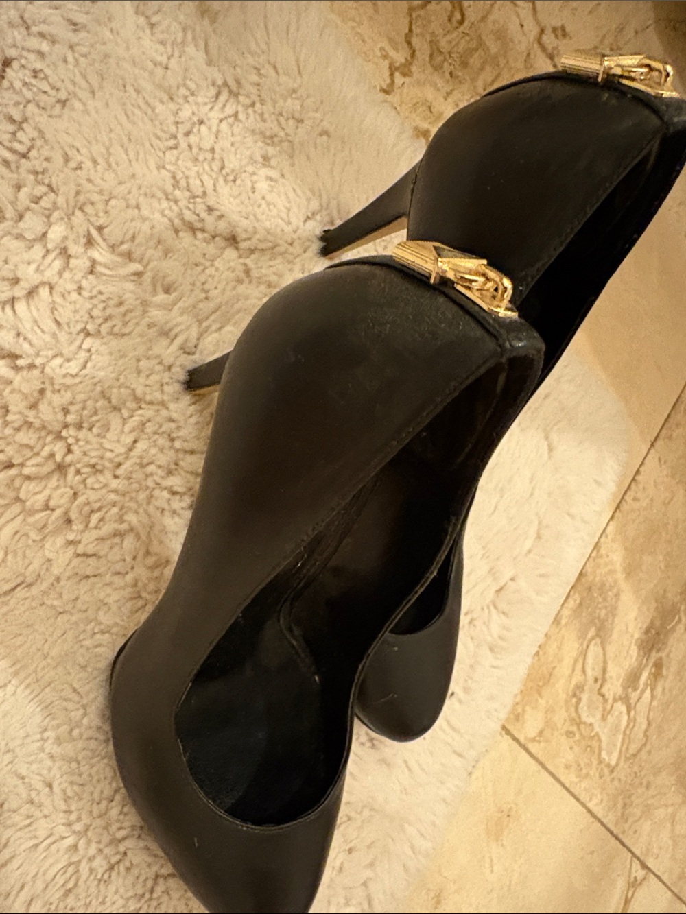 Michael Kors, black high heel pumps